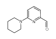 6-哌啶吡啶-2-甲醛结构式