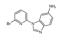 3-(6-bromopyridin-2-yl)benzimidazol-5-amine Structure