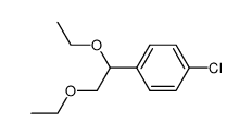 1,2-diethoxy-1-(4-chloro-phenyl)-ethane Structure