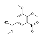 3,4-dimethoxy-N-methyl-5-nitrobenzamide Structure