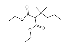 ethyl 2-ethoxycarbonyl-3,3-dimethylhexanoate Structure
