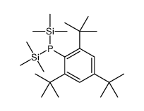 (2,4,6-tritert-butylphenyl)-bis(trimethylsilyl)phosphane结构式