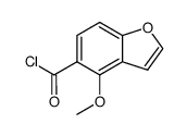 4-methoxy-benzofuran-5-carbonyl chloride Structure
