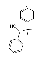 β,β-dimethyl-α-phenyl-3-pyridineethanol Structure
