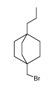4-(bromomethyl)-1-propylbicyclo[2.2.2]octane Structure