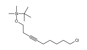 tert-butyl-(9-chloronon-3-ynoxy)-dimethylsilane Structure