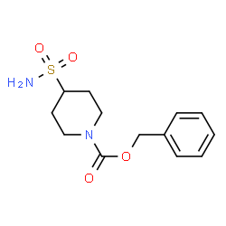 4-氨磺酰基哌啶-1-羧酸苄酯结构式