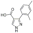 3-(2,4-dimethylphenyl)-1H-pyrazole-4-carboxylic acid Structure