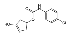 (5-oxopyrrolidin-3-yl) N-(4-chlorophenyl)carbamate结构式