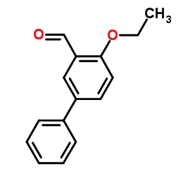 4-ETHOXY[1,1'-BIPHENYL]-3-CARBALDEHYDE结构式