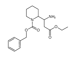 3-AMINO-3-(2'-CBZ)PIPERIDINE-PROPIONICACIDETHYLESTER Structure