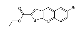 ethyl 6-bromothieno[2,3-b]quinoline-2-carboxylate Structure
