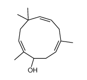 2,5,5,9-tetramethylcycloundeca-2,6,9-trien-1-ol Structure