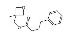 (3-methyloxetan-3-yl)methyl 4-phenylbutanoate结构式