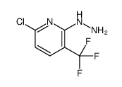 [6-chloro-3-(trifluoromethyl)pyridin-2-yl]hydrazine结构式