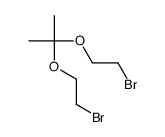 2,2-bis(2-bromoethoxy)propane Structure