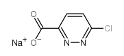 3-PYRIDAZINECARBOXYLIC ACID, 6-CHLORO-, SODIUM SALT structure