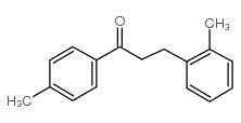 4'-METHYL-3-(2-METHYLPHENYL)PROPIOPHENONE Structure