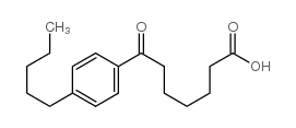 7-OXO-7-(4-N-PENTYLPHENYL)HEPTANOIC ACID结构式