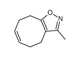 Cyclooct[d]isoxazole, 4,5,8,9-tetrahydro-3-methyl- (9CI) Structure