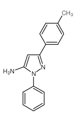 2-PHENYL-5-P-TOLYL-2H-PYRAZOL-3-YLAMINE Structure