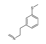 N-[2-(3-methylsulfanylphenyl)ethyl]methanimine结构式