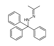 2-Propanone, 2-(triphenylmethyl)hydrazone Structure
