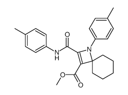 Cyclohexane-spiro-2-<1-(p-tolyl)-3-methoxycarbonyl-4-(p-tolyl)-carbamoyl-3-azetine> Structure