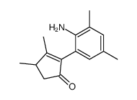 2-(2-amino-3,5-dimethylphenyl)-3,4-dimethylcyclopent-2-en-1-one Structure