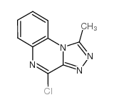 4-氯-1-甲基[1,2,4]噻唑并[4,3-a]喹喔啉结构式