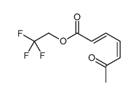 2,2,2-trifluoroethyl 6-oxohepta-2,4-dienoate Structure