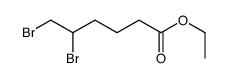 ethyl 5,6-dibromohexanoate Structure