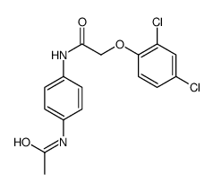 N-(4-acetamidophenyl)-2-(2,4-dichlorophenoxy)acetamide Structure