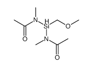 N-[[acetyl(methyl)amino]-(methoxymethyl)silyl]-N-methylacetamide结构式
