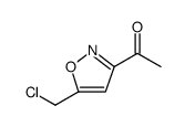 Ethanone, 1-[5-(chloromethyl)-3-isoxazolyl]- (9CI)结构式