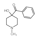 (4-hydroxy-1-methyl-4-piperidyl)-phenyl-methanone结构式