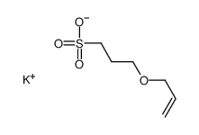 potassium,3-prop-2-enoxypropane-1-sulfonate Structure
