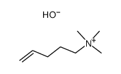 trimethyl-pent-4-enyl-ammonium, hydroxide Structure