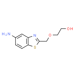 Ethanol, 2-[(5-amino-2-benzothiazolyl)methoxy]- (9CI) Structure