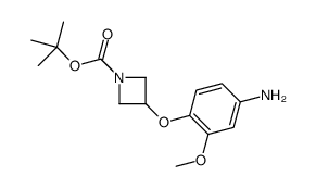 1-Boc-3-(4-Amino-2-methoxyphenoxy)azetidine structure