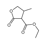 ethyl 4-methyl-2-oxooxolane-3-carboxylate结构式