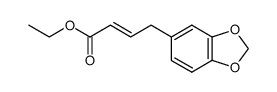 (E)-ethyl 4-(3,4-(methylenedioxy)phenyl)but-2-enoate Structure