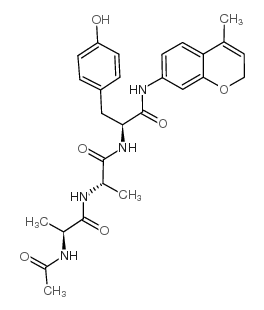 Ac-Ala-Ala-Tyr-AMC structure