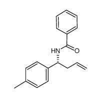 N-[(R)-1-(4-methylphenyl)but-3-enyl]benzamide Structure