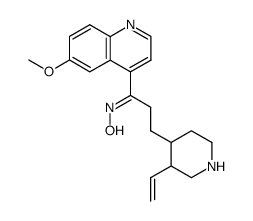 6'-methoxy-1,8-seco-cinchonan-9-one oxime结构式