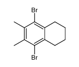 5,8-dibromo-6,7-dimethyl-1,2,3,4-tetrahydro-naphthalene结构式