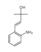 (E)-4-(2-aminophenyl)-2-methylbut-3-en-2-ol结构式