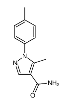 5-methyl-1-(4-methylphenyl)-1H-pyrazole-4-carboxamide结构式