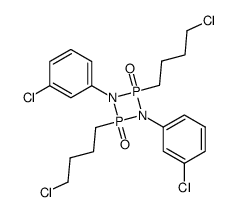 Dimeres N-<3-Chlor-phenyl>-4-chlor-butan-phosphonsaeure-(1)-imid结构式