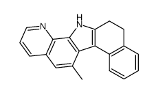 6-methyl-12,13-dihydro-11H-benzo[g]pyrido[2,3-a]carbazole Structure